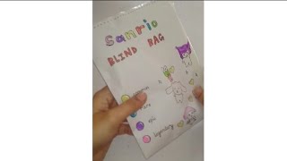 Sanrio Blind Bags Unboxing | Asmr Paper Crafts #asmr #diy #papercraft