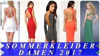 Aktuelle mode 2017   schöne sommerkleid rückenfrei für damen