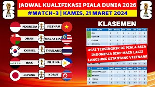 SIAP MAIN LAGI! Jadwal Kualifikasi Piala Dunia 2026 - Timnas Indonesia vs Vietnam - Live RCTI