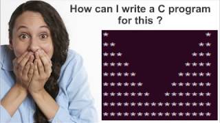 Printing Patterns using Nested For loop in C | Explained Using Example
