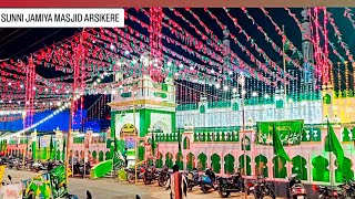 JASHNE EID MILADUNNABI DECORATING ON ARSIKERE M M ROAD #status #arsikere