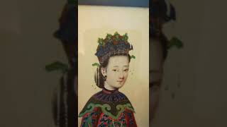 清光绪帝之珍贵妃画像, A hang-painted portrait of Zhenfei, concubine of Emperor Guangxu, Qing dynaaty