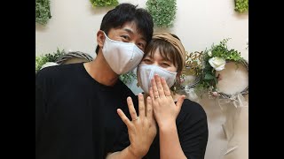 【婚約＆結婚指輪ご納品】Ｍ様♡Ｃ様　会津若松市在住