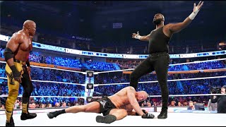 Nigerian Giant Omos vs The Beast Brock Lesnar vs Bobby Lashley WWE 2023 Omos vs Brock Lesnar