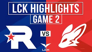 KT vs BFX Highlights Game 2 | LCK Cup 2025 | KT Rolster vs BNK FEARX