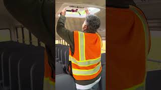 School bus (pre trip testing) inside/outside