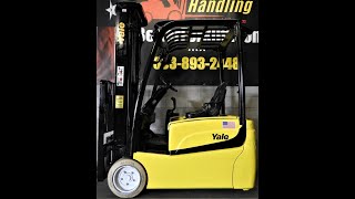 Amazing 2015 Yale ERP040, 4K Sit-down 3-wheel electric forklift