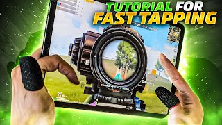 Handcam + Tutorial for fast tapping, best tapping player in pubg mobile ? 😱