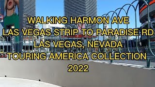 WALKING HARMON AVE. LAS VEGAS NEVADA LONEWULFRICK'S TOURING NEVADA COLLECTION 2022