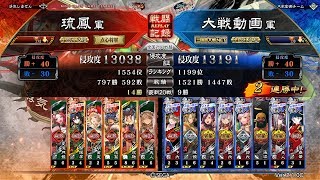 【三国志大戦2.1.0C】蜀祝融親子ワラ VS 魏群悲哀