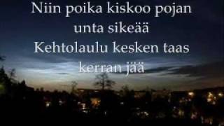 Yö - Ihmisen Poika + Lyrics