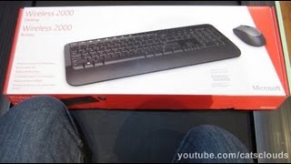 Microsoft wireless keyboard 2000 unboxing