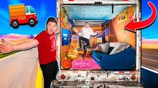 REAL LIFE BOX FORT TRUCK!! (24 Hour Challenge)