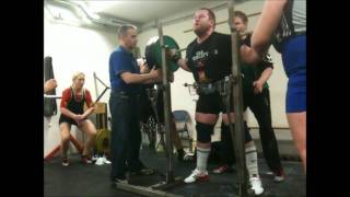 Audunn Jonsson Squat 380kg x 2 reps