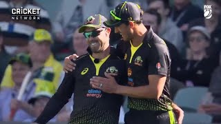 ‘Like that?’: Maxwell commentates his own run out