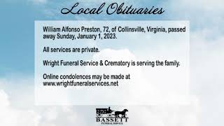 Obits for January 10, 2023