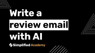 AI Review request email