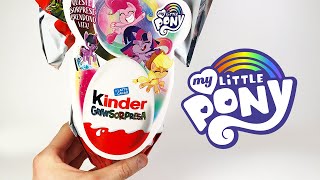 Огромный Киндер Сюрприз МОЯ МАЛЕНЬКАЯ ПОНИ Kinder GRANSORPRESA PASQUA 2021 MY LITTLE PONY