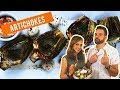 EASY OVEN ROASTED ARTICHOKES! الخرشوف المحمص