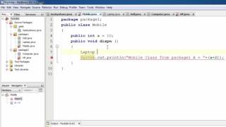 156. Public Access Modifier with Package in Java Programming (Hindi)