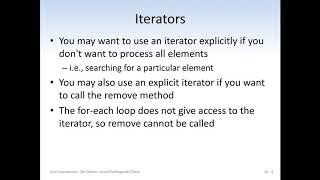 Chapter 16 Iterators Lecture 1