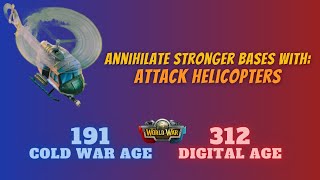 How to annihilate stronger opponents in war using Attack Helicopters | Dominations Guide | Tips