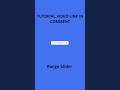 Creating a range slider using Html Css and Js #shorts #code