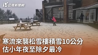 寒流來襲松雪樓積雪10公分 估小年夜至除夕最冷｜20250127 公視中晝新聞