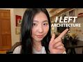 Why I left architecture to become a designer in tech