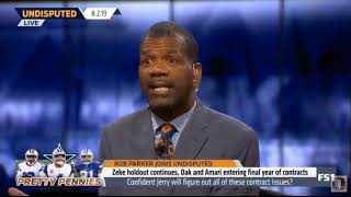 Shannon Sharpe: Would the Cowboys still accept the Zeke's contract holdout? | Un