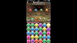 【パズドラ】水曜ダンジョン 地獄級 木諸葛亮PT 周回編成　３回