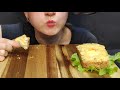 АСМР ГОРЯЧИЙ БУТЕРБРОД С ЯЙЦОМ И СЫРОМ МУКБАНГ asmr hot toast with egg and cheese mukbang