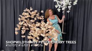 ShopWildThings Petite Artificial Cherry Trees