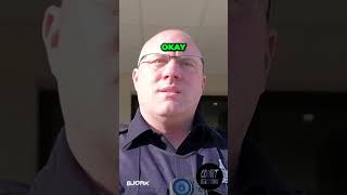 Confrontation with Police Officer Recording Outside Banks Legal or Not? #law #police #shorts