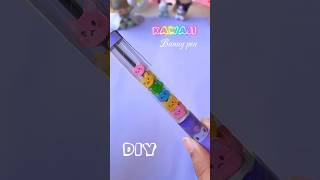 DIY Kawaii bunny pen🐰🖊️#shorts #tonniartandcraft #diy #art #love #craft #youtubeshorts