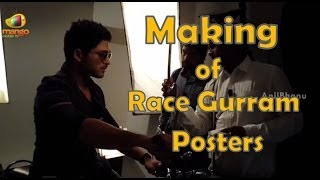 Making of Race Gurram posters by Anil & Bhanu - Allu Arjun, Shruti Haasan, Surender Reddy