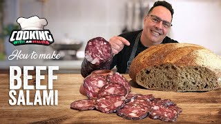 Making Authentic Italian Beef Salami traditionally at home in your own fridge!