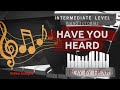 Have You Heard | PlaybyHear | Intermediate Piano Tutorial