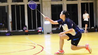 張文松vs李倢儀(20150802FUMA Badminton Club)