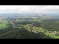 lausche luž im lausitzer gebirge drohnenflug