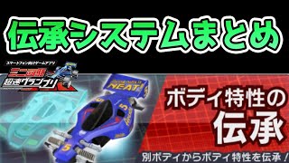 【超速GP】大型アプデ検証 伝承システムの効果や注意点まとめ【ミニ四駆超速グランプリ実況攻略動画】