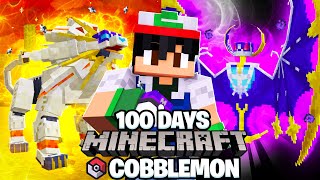 I Spent 100 Days in Cobblemon ULTRA SPACE on a Deadly Server!!