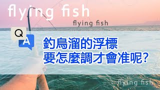 釣烏溜的浮浮標要怎麼調才會准呢?