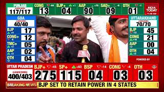 U.P Result 2022 | BJP Sets To Get Clear Sweep In Uttar Pradesh | Assembly Poll Result 2022