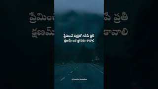 పట్టించుకునే వాళ్లపై పంతం ఎందుకు? 🥰 #lovesongs #reels #shorts