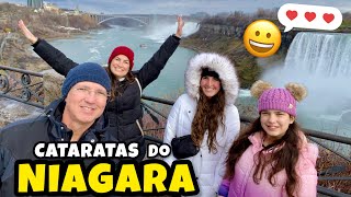 ENTRAMOS NAS CAVERNAS DAS CATARATAS DO NIÁGARA