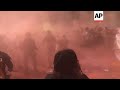 Catalan separatists clash with police in Barcelona