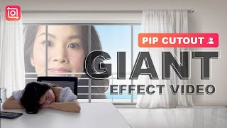 Create Giant Effect with New PIP Cutout Feature | Video Background Remover (InShot Tutorial)