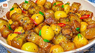 Nồi THỊT KHO TRỨNG CÚT ngon nhất tôi từng ăn – chỉ 15 phút kho