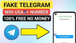 Fake Telegram Number Free 2024 || How to Create Fake Telegram Account With USA🇱🇷 Number